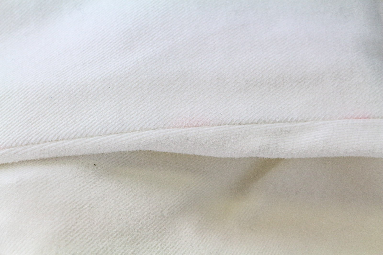 SUITSUPPLY Braddon Men's Pants UK42R Off-White Cotton Stretch Turn-Up Hem