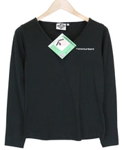 TUCANO URBANO T-TU Lady Women's Shirt XS Black Long Sleeve Cotton Logo Casual