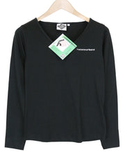 TUCANO URBANO T-TU Lady Women's Tee S Black Cotton Long Sleeve Logo Style