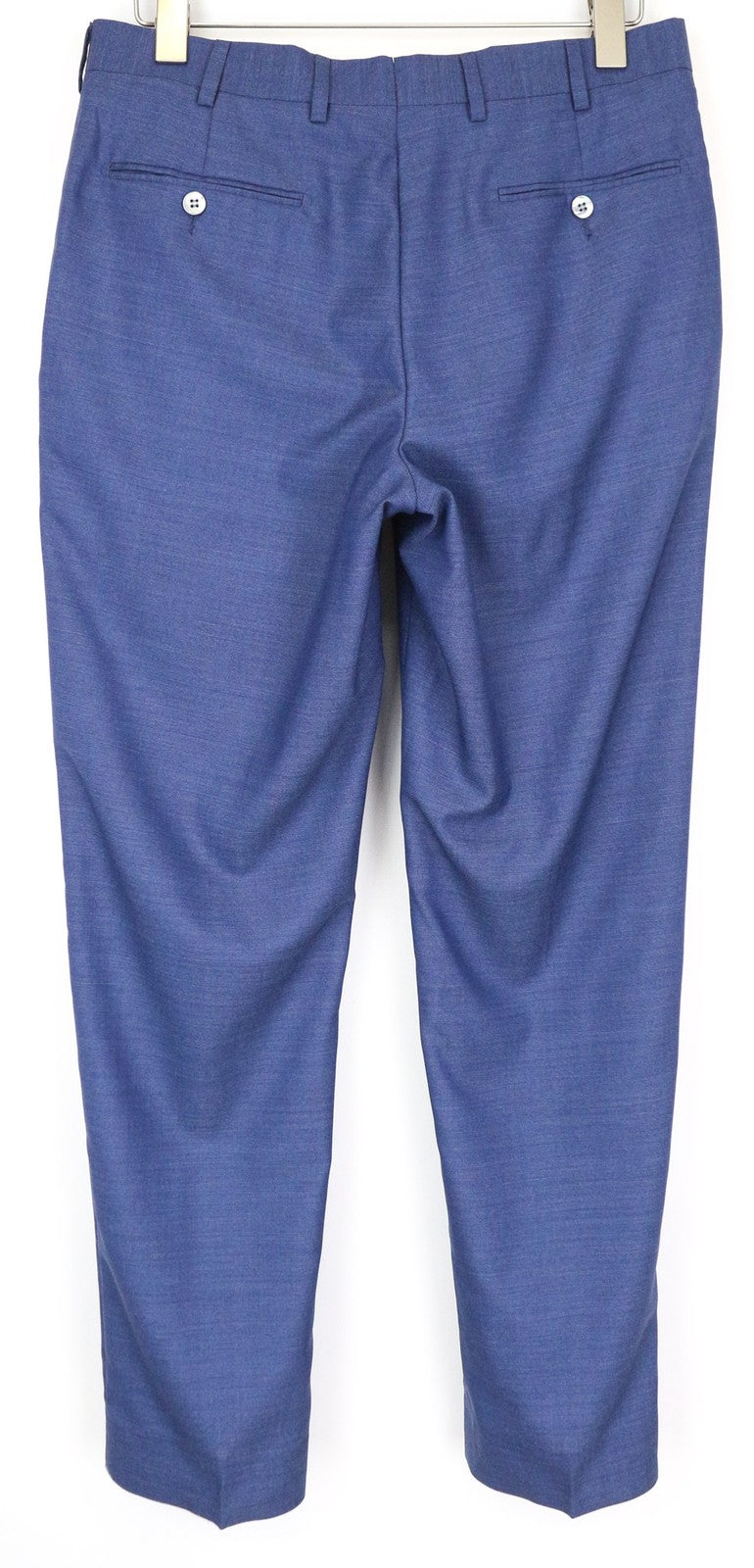 SUITSUPPLY Lazio Men's Suit UK38R Blue Pure Wool Slim 2Pc Super 110s Fabric