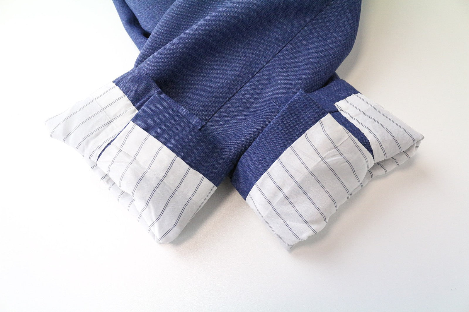 SUITSUPPLY Lazio Men's Suit UK38R Blue Pure Wool Slim 2Pc Super 110s Fabric