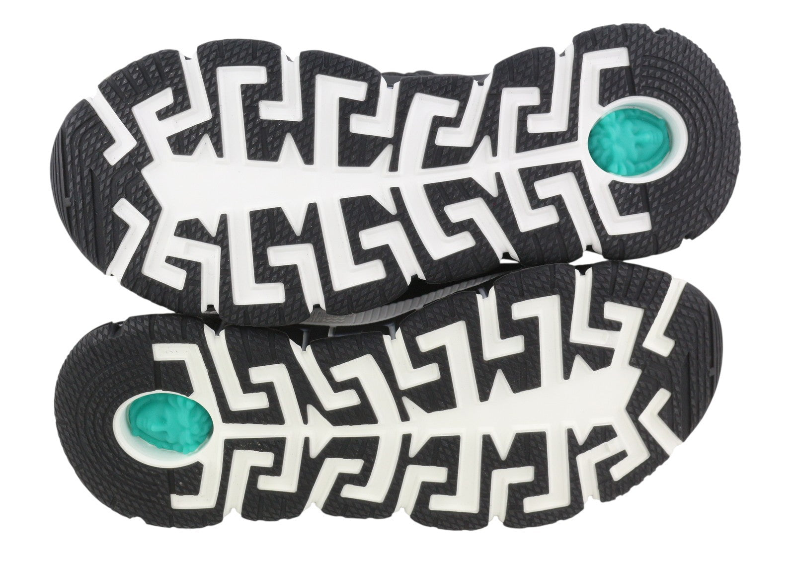 VERSACE Trigreca Men Sneakers EU43.5 Black Greca Cushioning System Laced RRP850