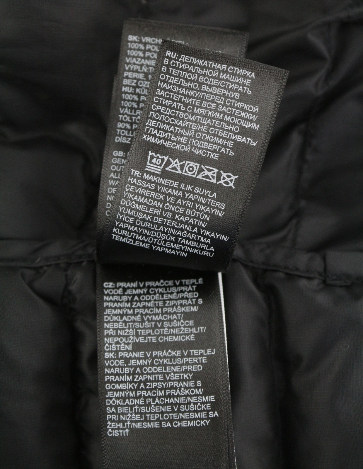 THE NORTH FACE Travail Men Jacket M Black 800 Down Filled Quilted Hooded Puffer