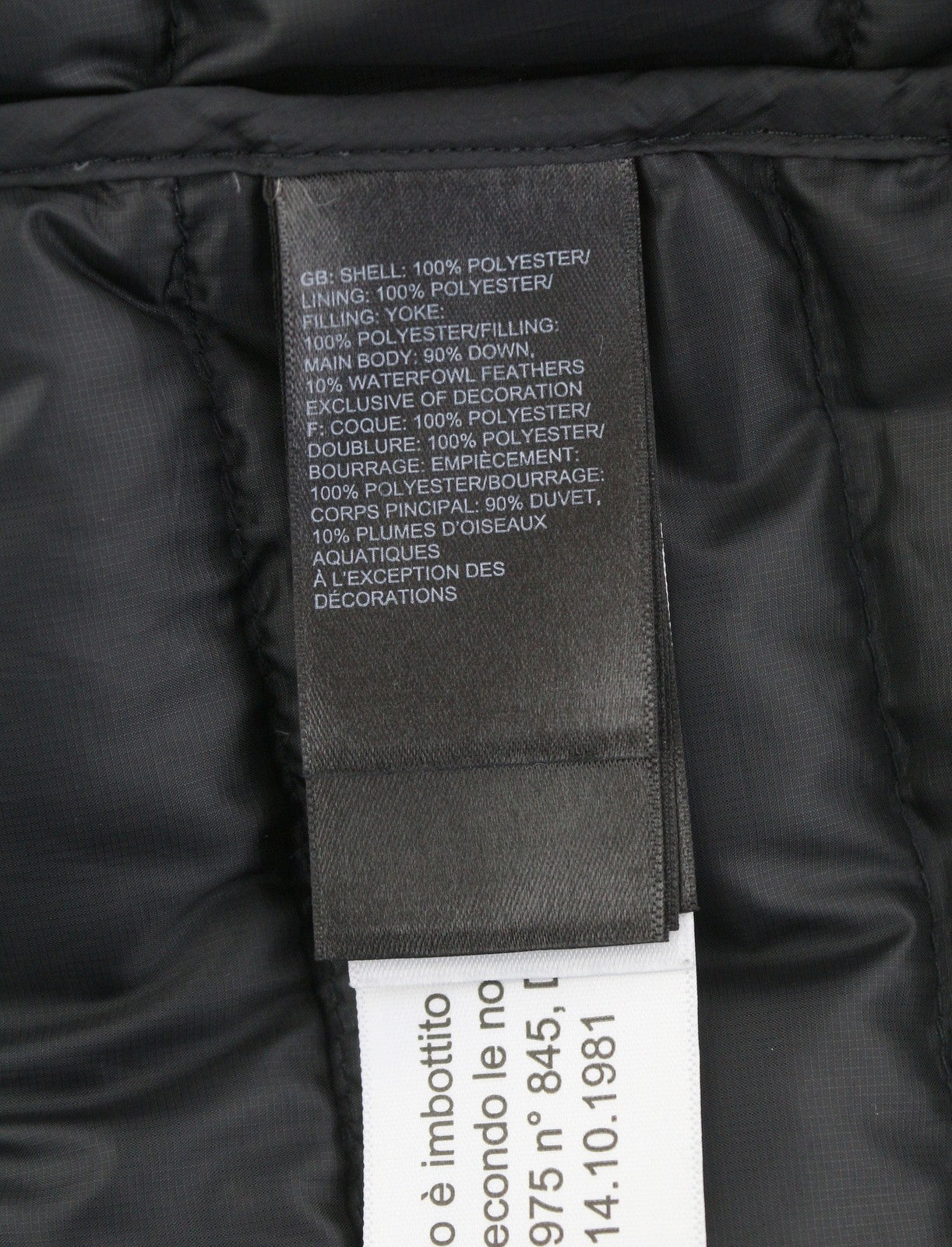 THE NORTH FACE Travail Men Jacket M Black 800 Down Filled Quilted Hooded Puffer