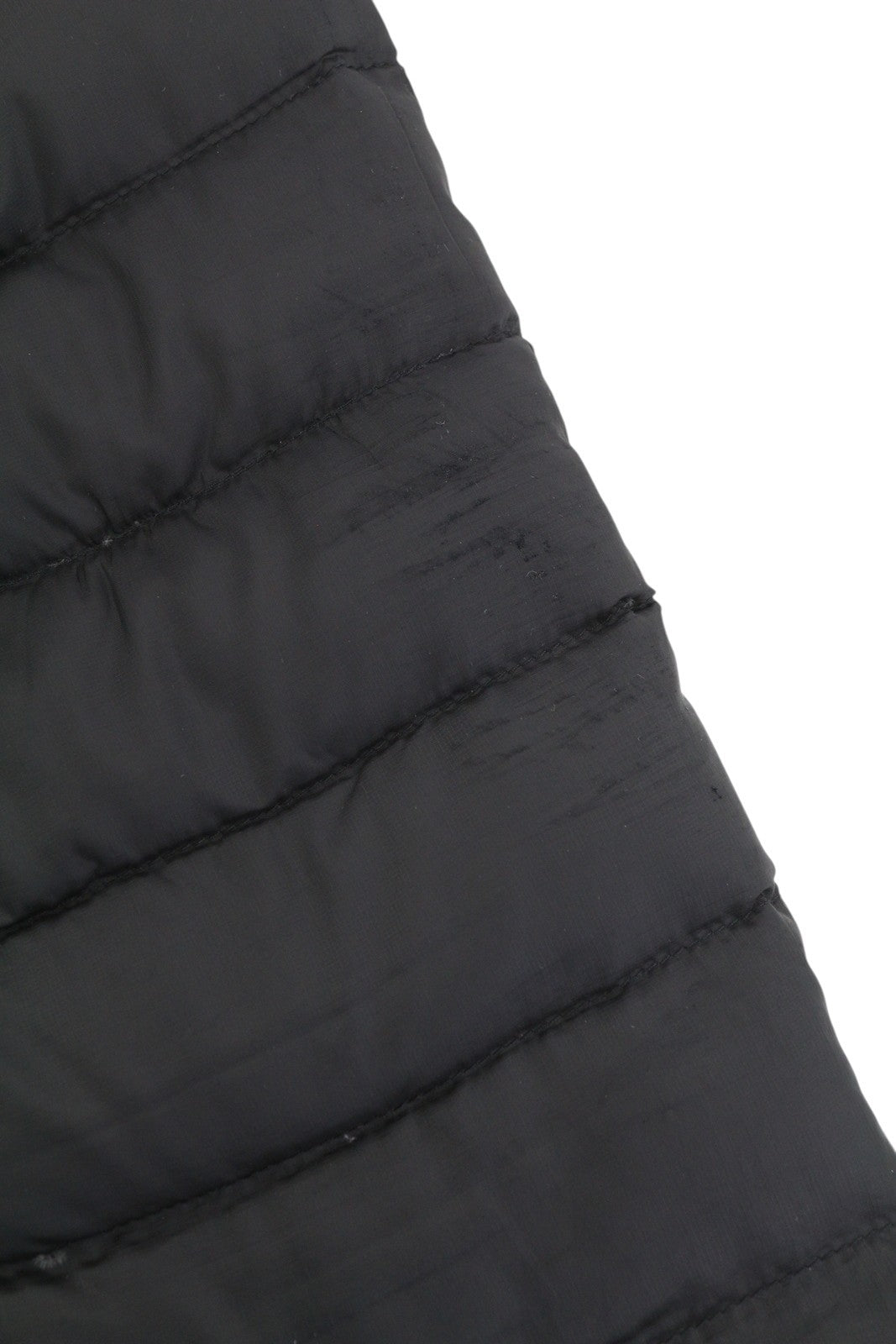 THE NORTH FACE Travail Men Jacket M Black 800 Down Filled Quilted Hooded Puffer