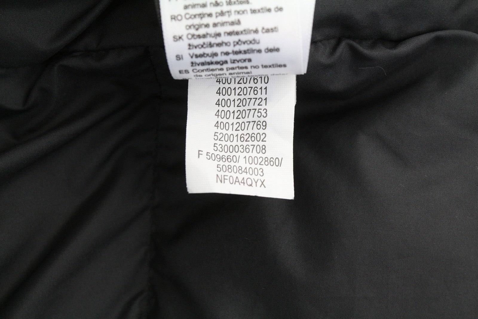 THE NORTH FACE Men Jacket M Black 550 Down Filled Quilted Hooded Full Zip Logo