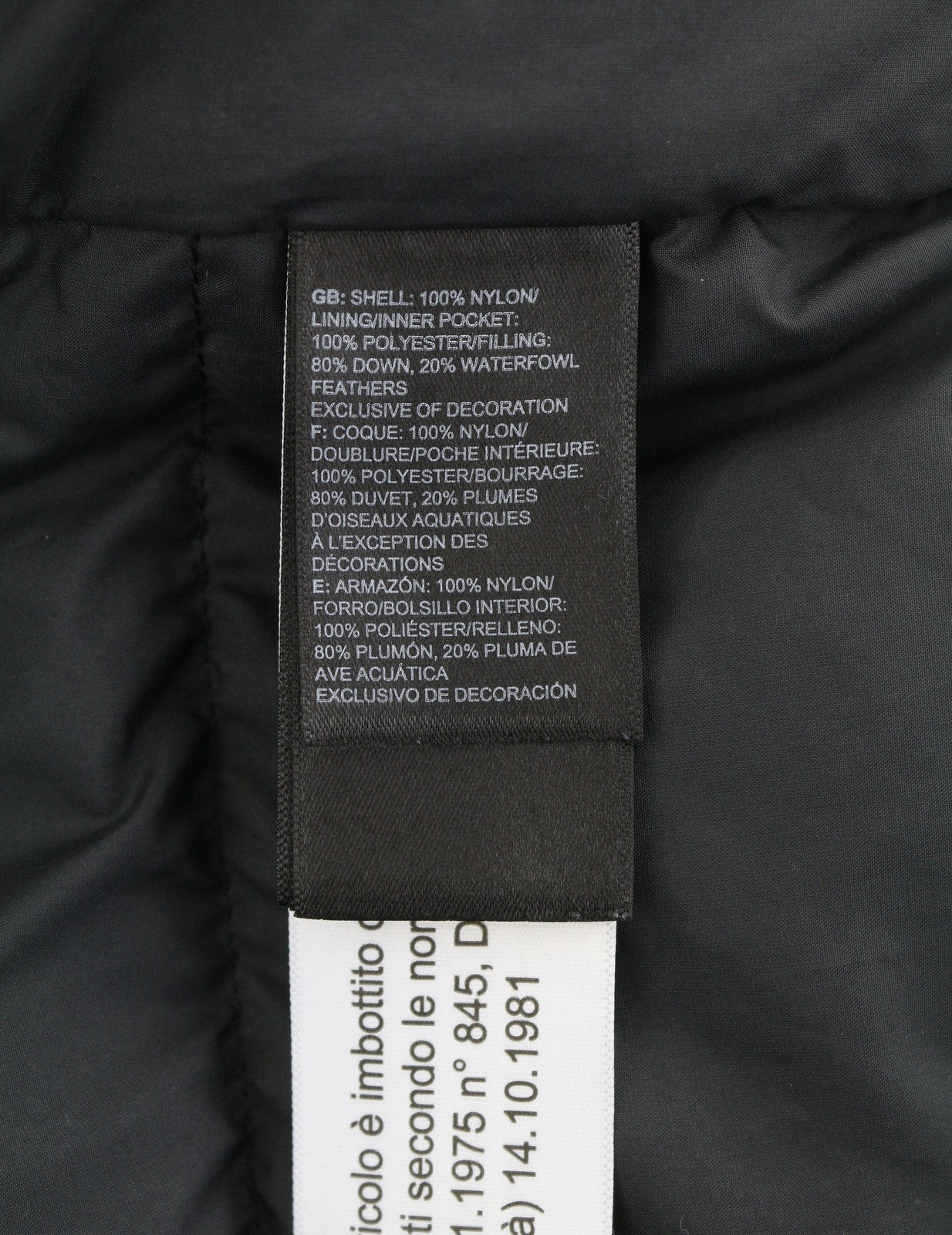 THE NORTH FACE Men Jacket M Black 550 Down Filled Quilted Hooded Full Zip Logo