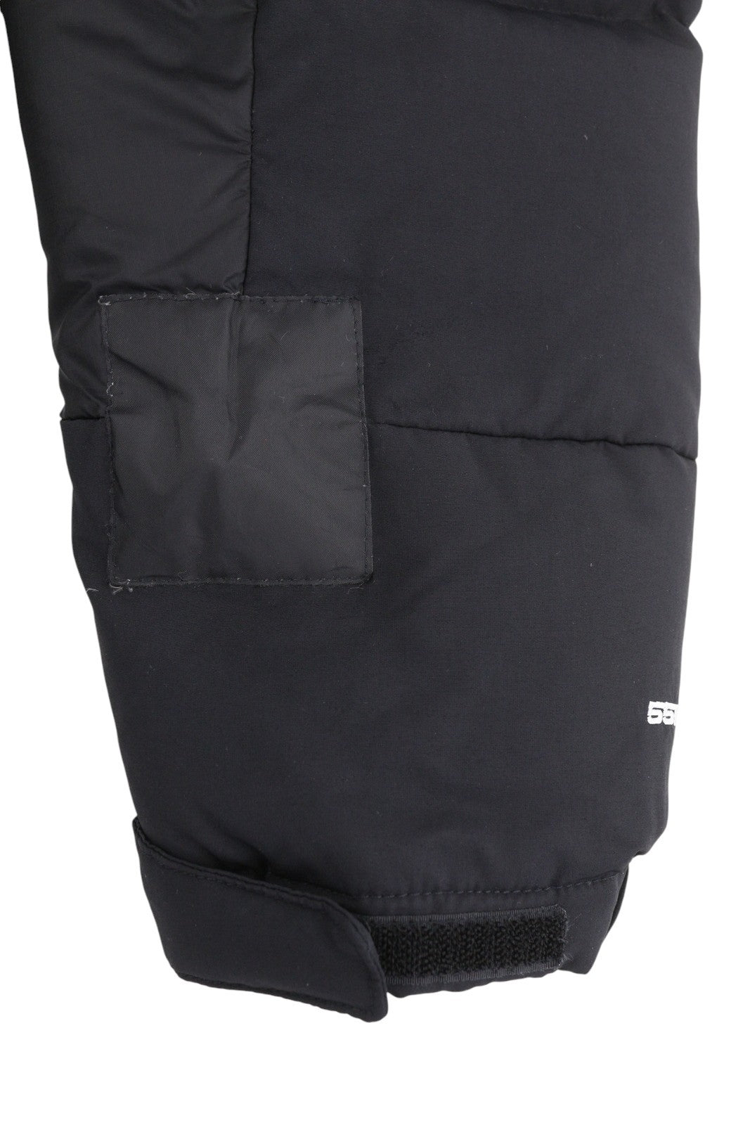 THE NORTH FACE Men Jacket M Black 550 Down Filled Quilted Hooded Full Zip Logo