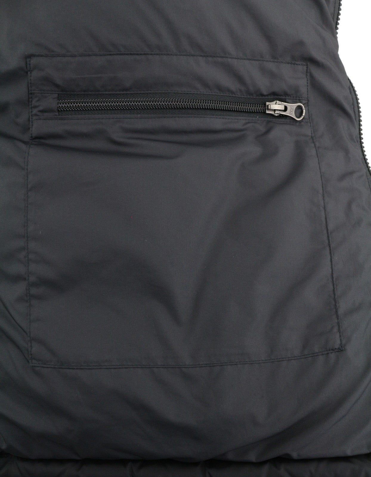 THE NORTH FACE Men Jacket M Black 550 Down Filled Quilted Hooded Full Zip Logo