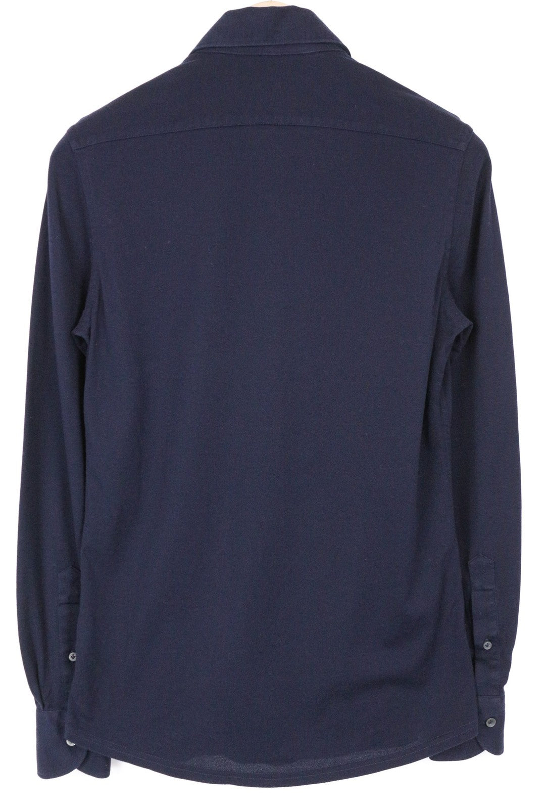 SUITSUPPLY Men's Polo Shirt 35/36 Navy Blue Cotton Extra Slim Fit Style