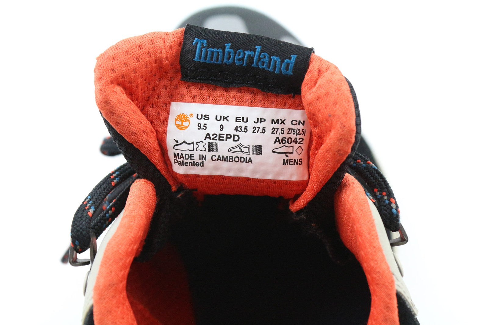 TIMBERLAND A2EPD Men's Sneakers UK9 Ortholite Comfort Lace Up Low Top