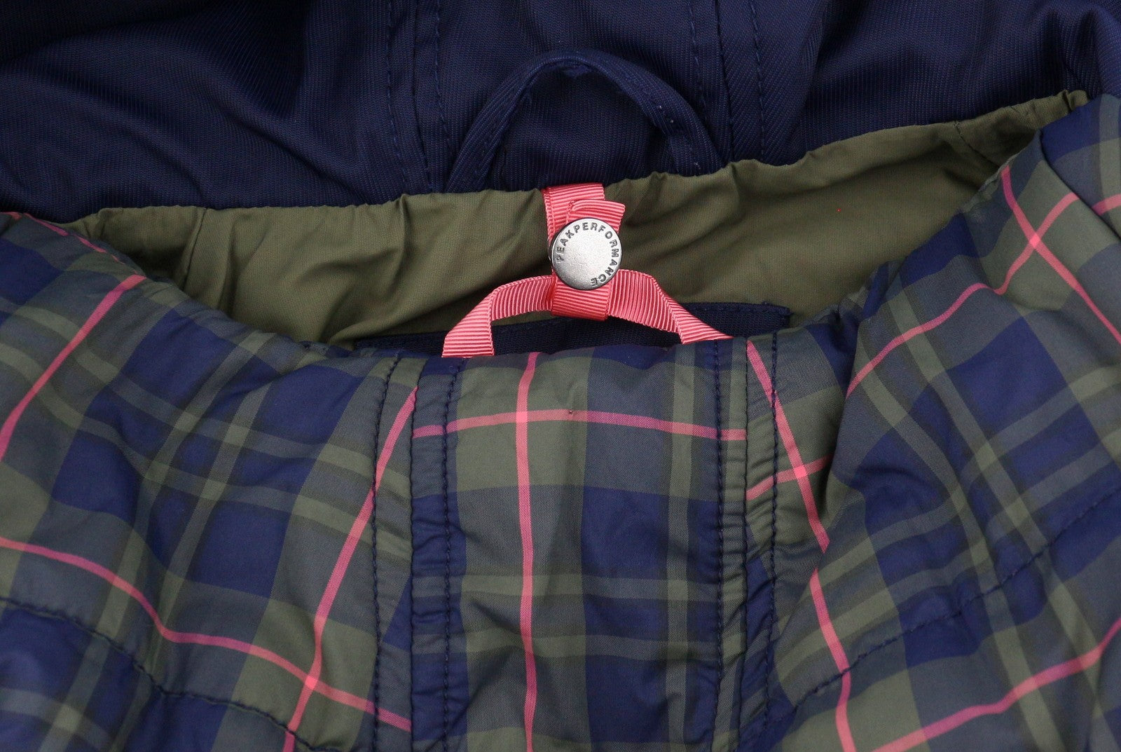 PEAK PERFORMANCE Bea Parka Women Jacket XL Blue Hooded Padded Full Zip 2in1