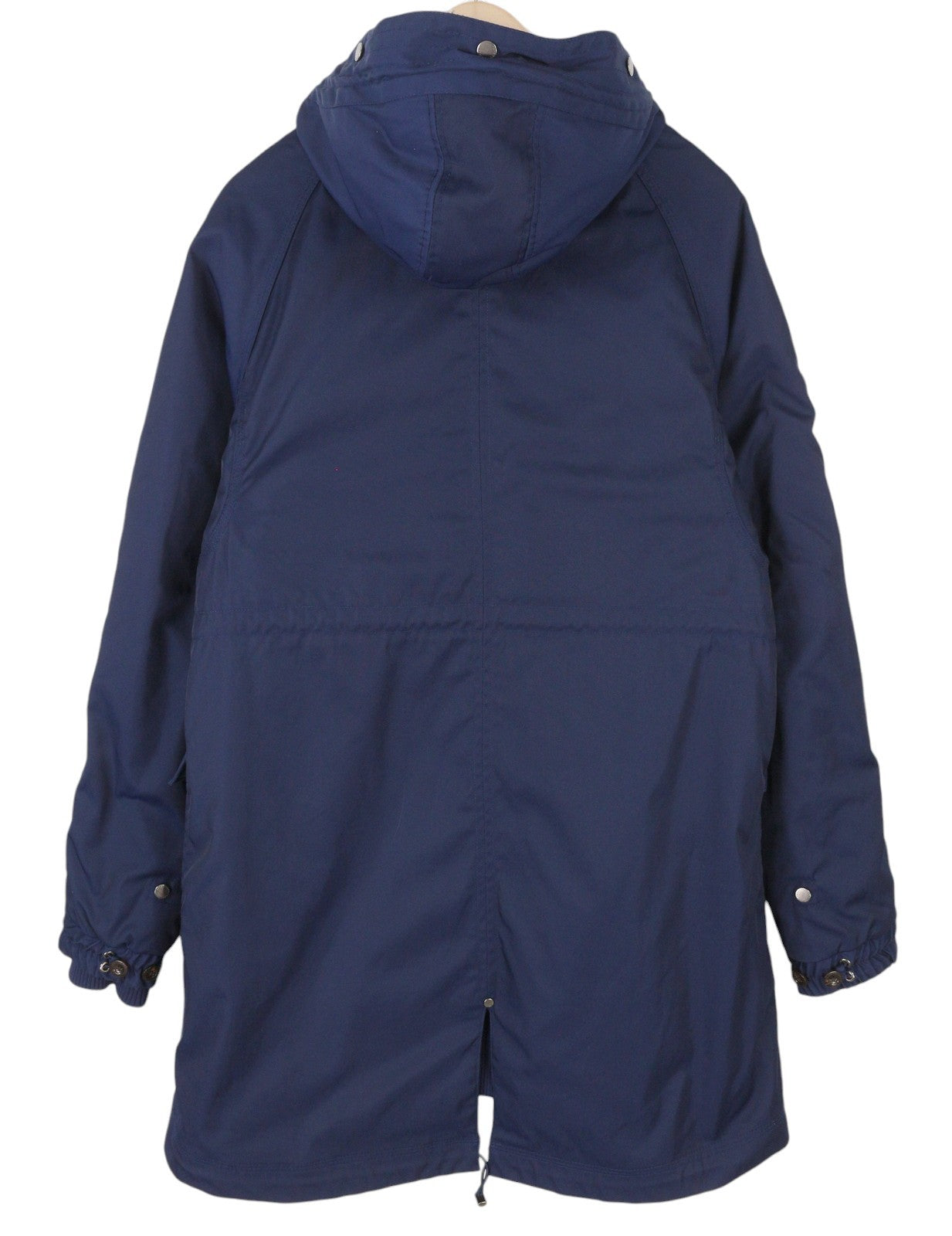 PEAK PERFORMANCE Bea Parka Women Jacket XL Blue Hooded Padded Full Zip 2in1