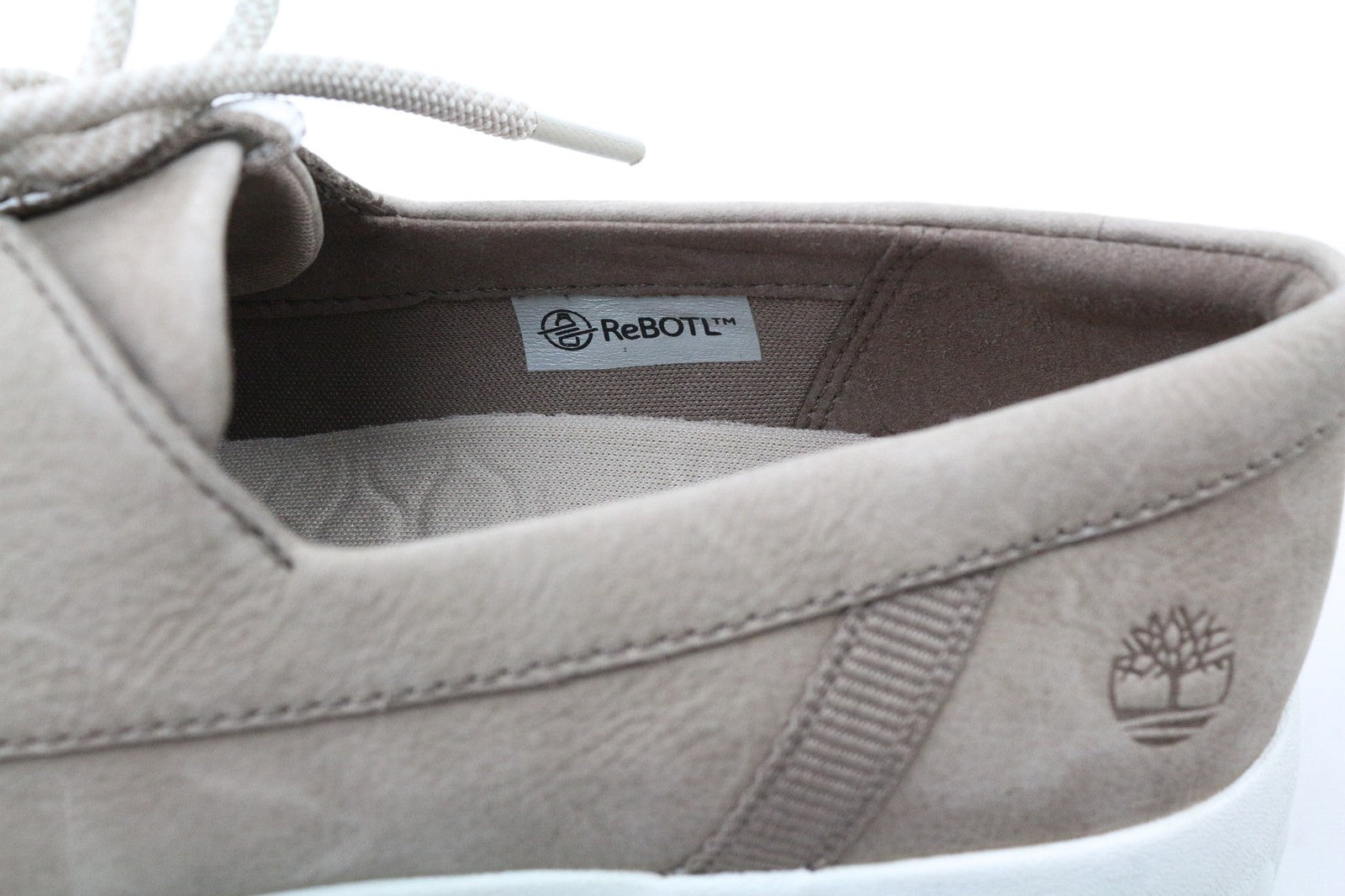 TIMBERLAND A2G71 Women's Slip On Shoes UK4.5 GreenStride Leather Almond