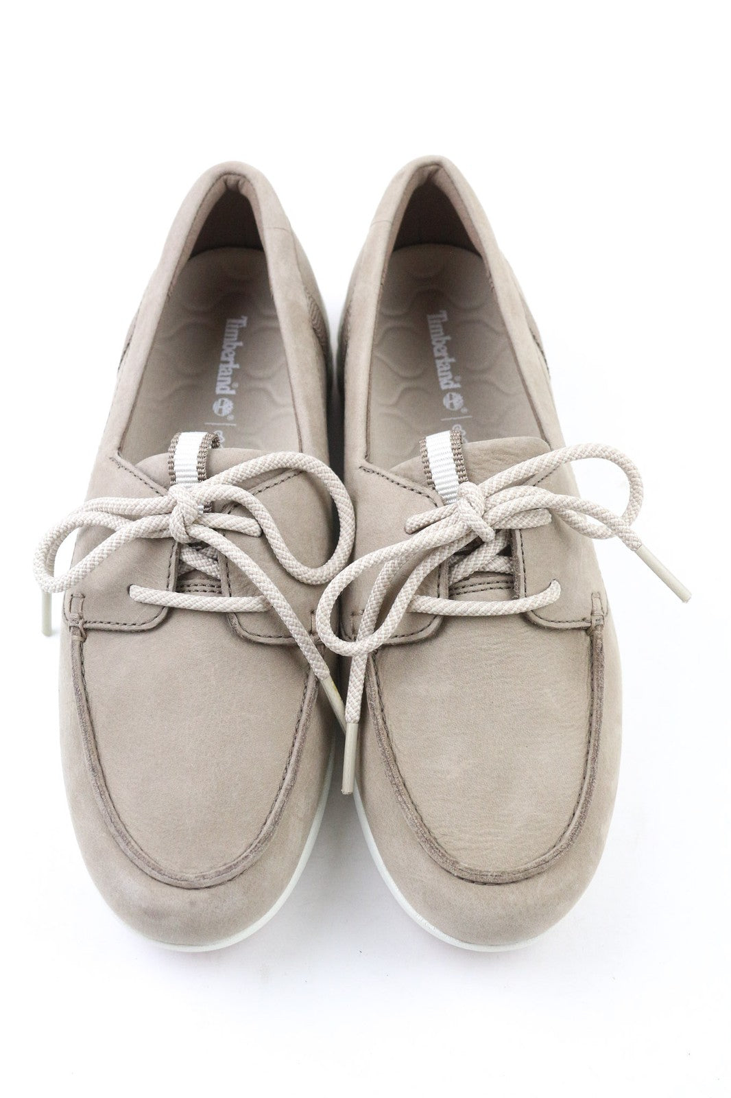 TIMBERLAND A2G71 Women's Slip On Shoes UK4.5 GreenStride Leather Almond