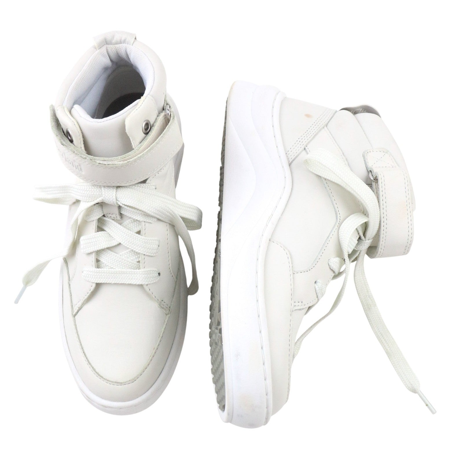 TIMBERLAND A1ZXC Women's Sneakers UK4.5 Light Leather Almond Toe Strap