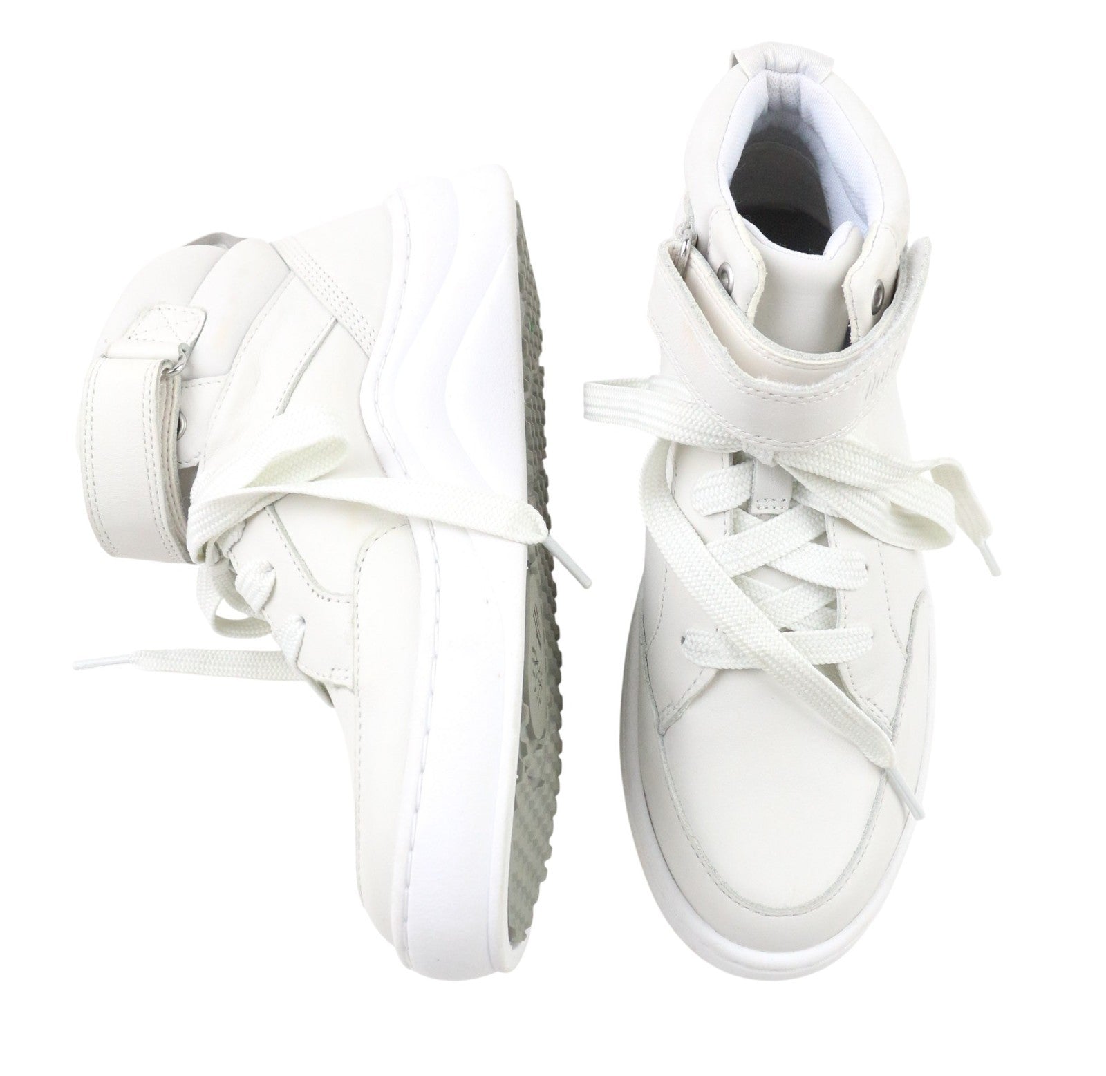 TIMBERLAND A1ZXC Women's Sneakers UK4.5 Light Leather Almond Toe Strap