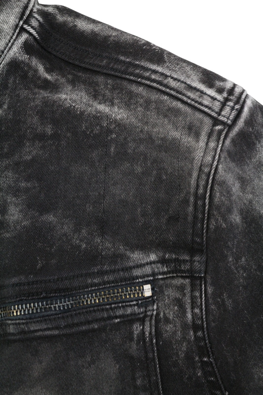 G-STAR Arc Zip Deconstructed 3D Slim Men Jacket XL Black Faded Zip Lightweight