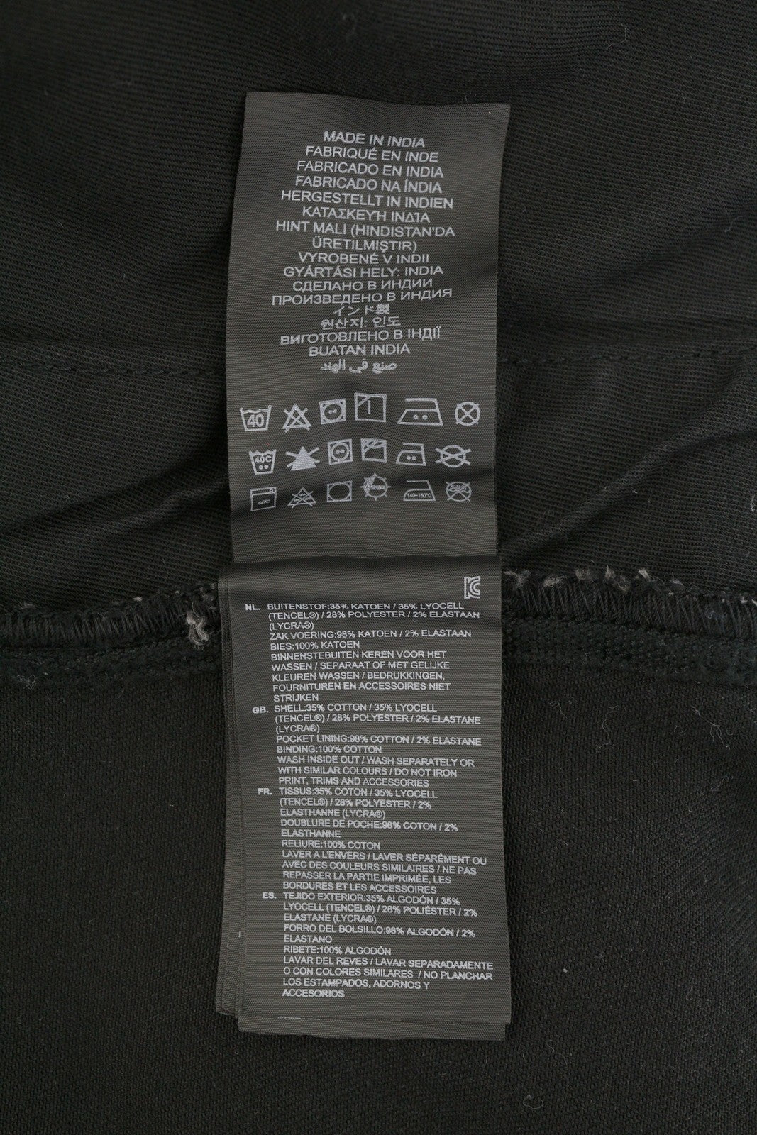 G-STAR Arc Zip Deconstructed 3D Slim Men Jacket XL Black Faded Zip Lightweight