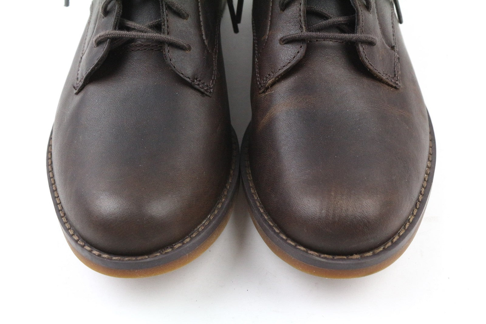 TIMBERLAND A23FH Women's Boots UK4 Brown Leather Lace Up Casual Ankle