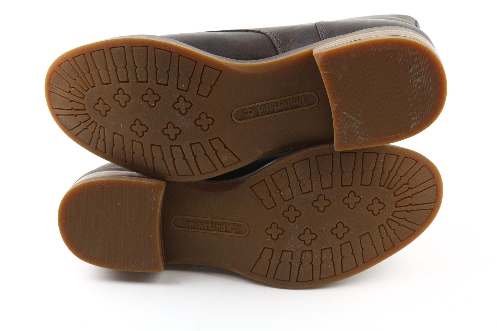 TIMBERLAND A23FH Women's Boots UK4 Brown Leather Lace Up Casual Ankle