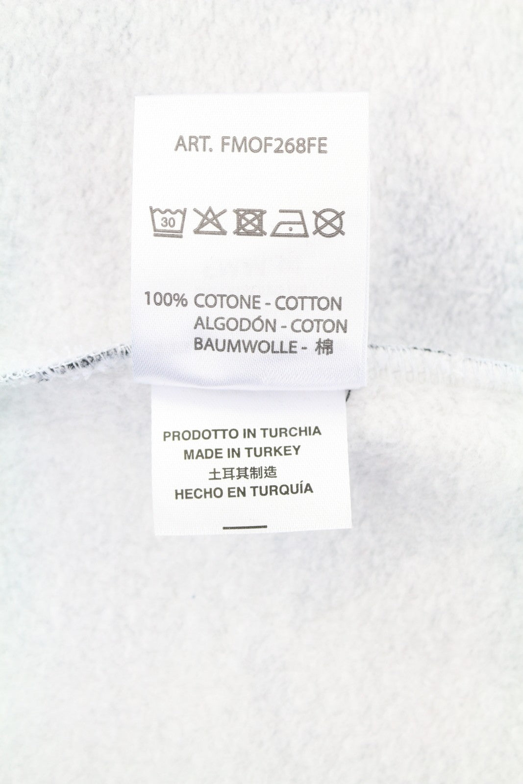 FRANKIE MORELLO Men Sweatshirt L Black Patterned Logo Crew Neck Casual Pullover