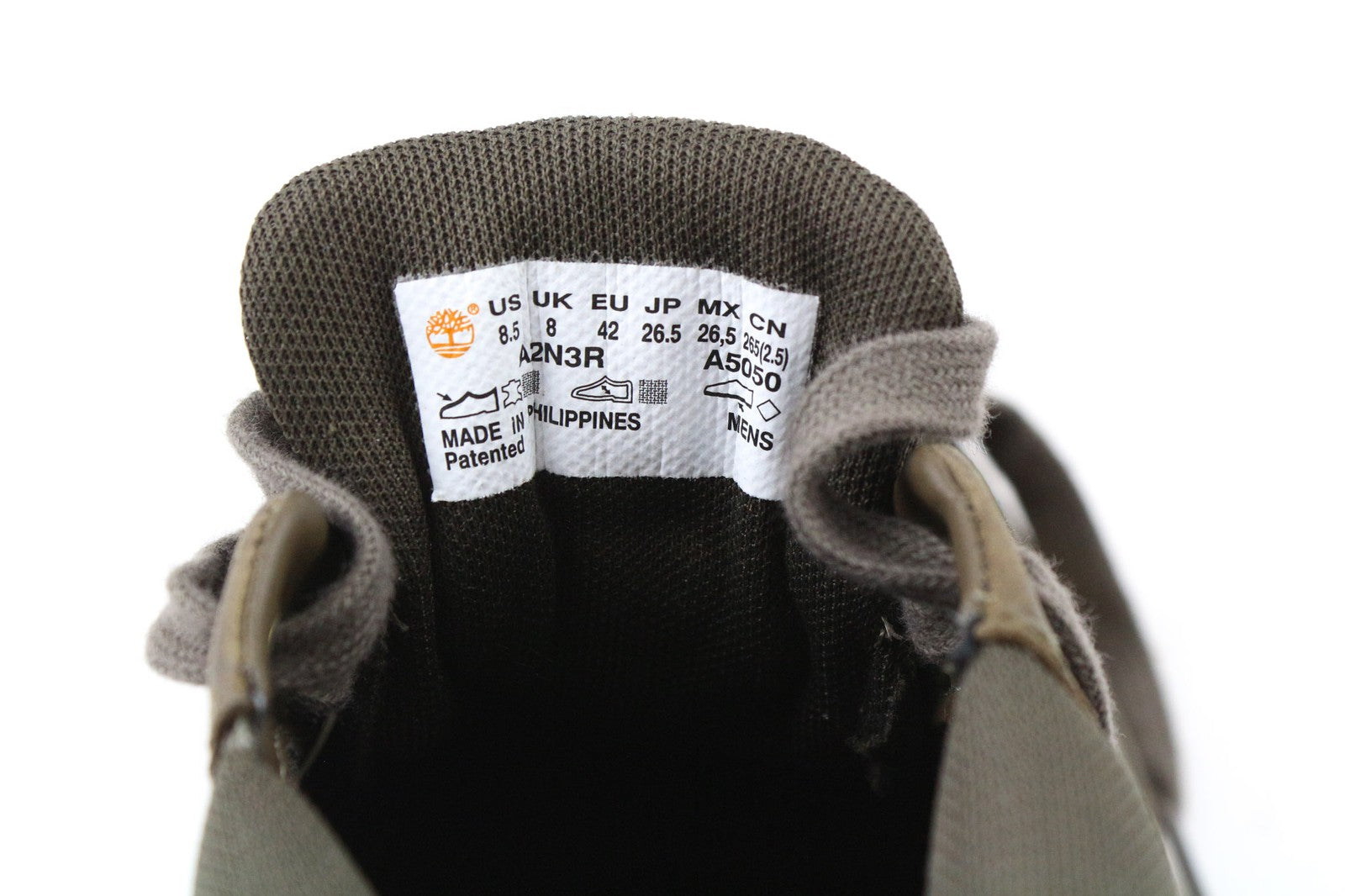 TIMBERLAND A2N3R Men's Brown Leather Shoes UK8 ReBOTL SensorFlex System