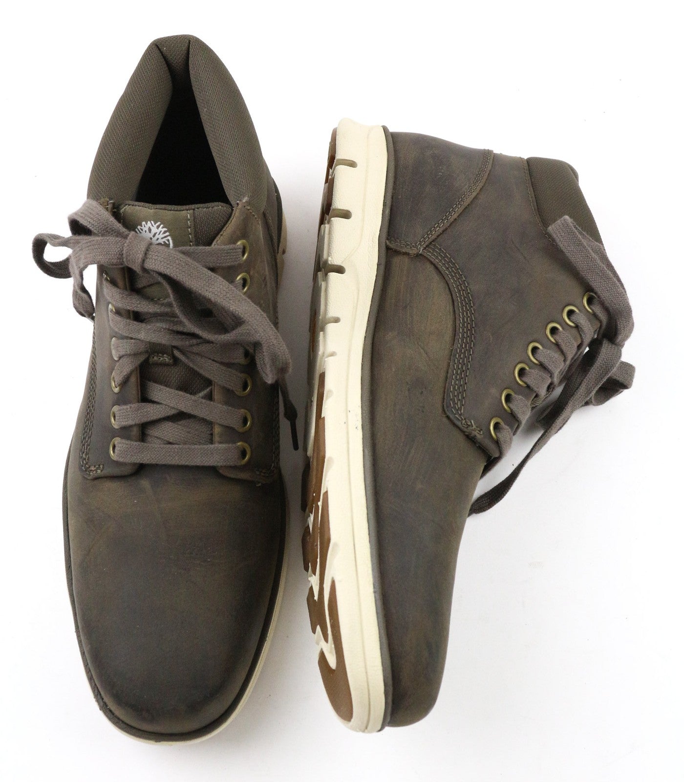 TIMBERLAND A2N3R Men's Brown Leather Shoes UK8 ReBOTL SensorFlex System