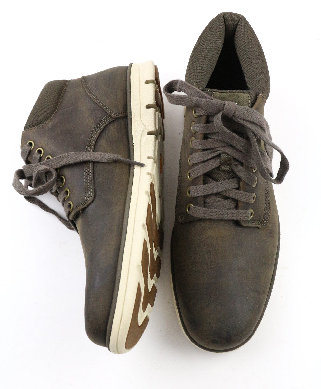 TIMBERLAND A2N3R Men's Brown Leather Shoes UK8 ReBOTL SensorFlex System