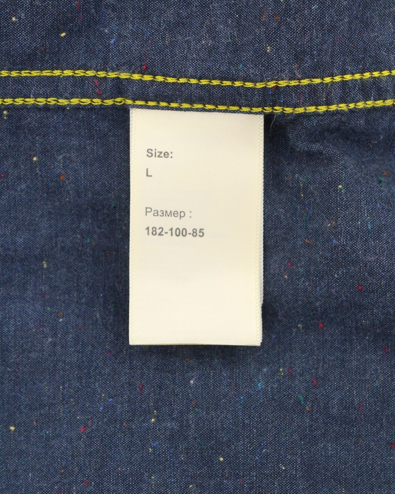 LEE Button Down Men Shirt L Dark Blue Patterned Patch Pocket Front Logo Casual