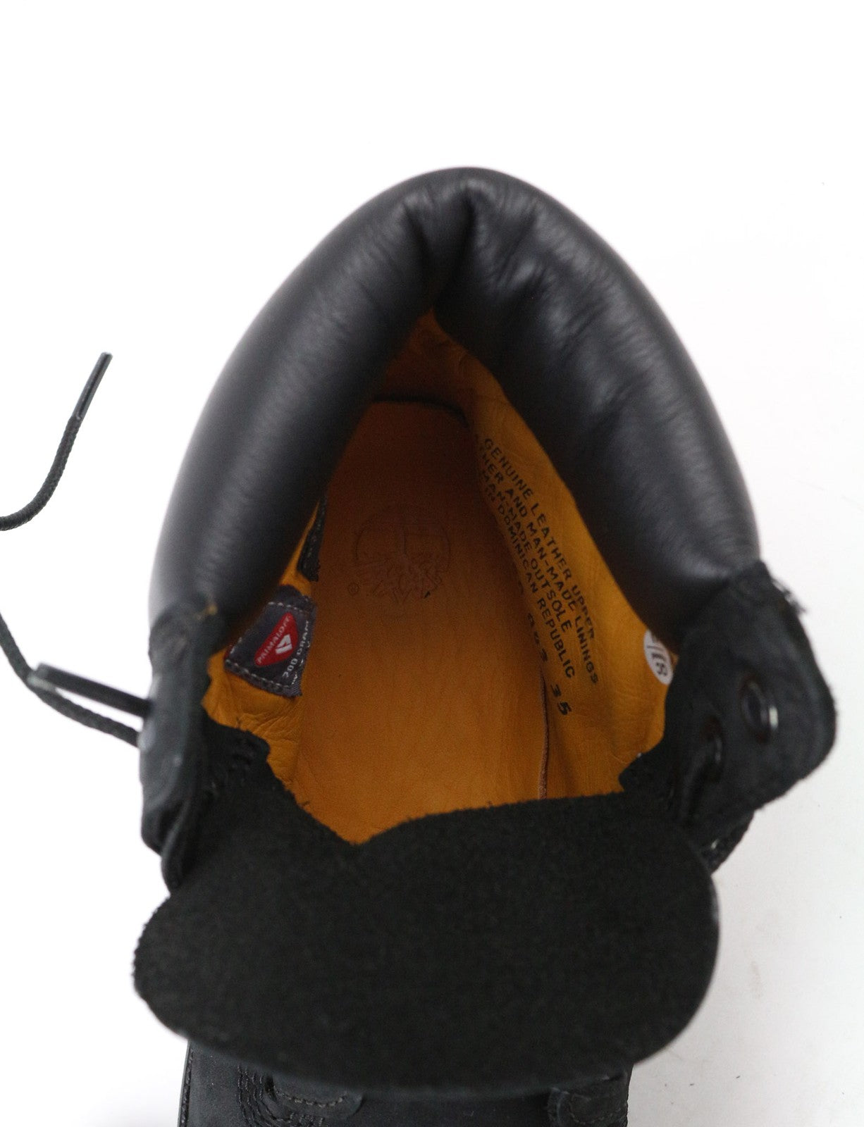 TIMBERLAND 8658R Women's Shoes ~UK6 Black Leather Logo Primaloft 400g