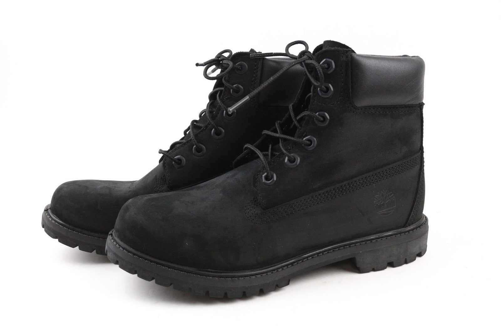 TIMBERLAND 8658R Women's Shoes ~UK6 Black Leather Logo Primaloft 400g