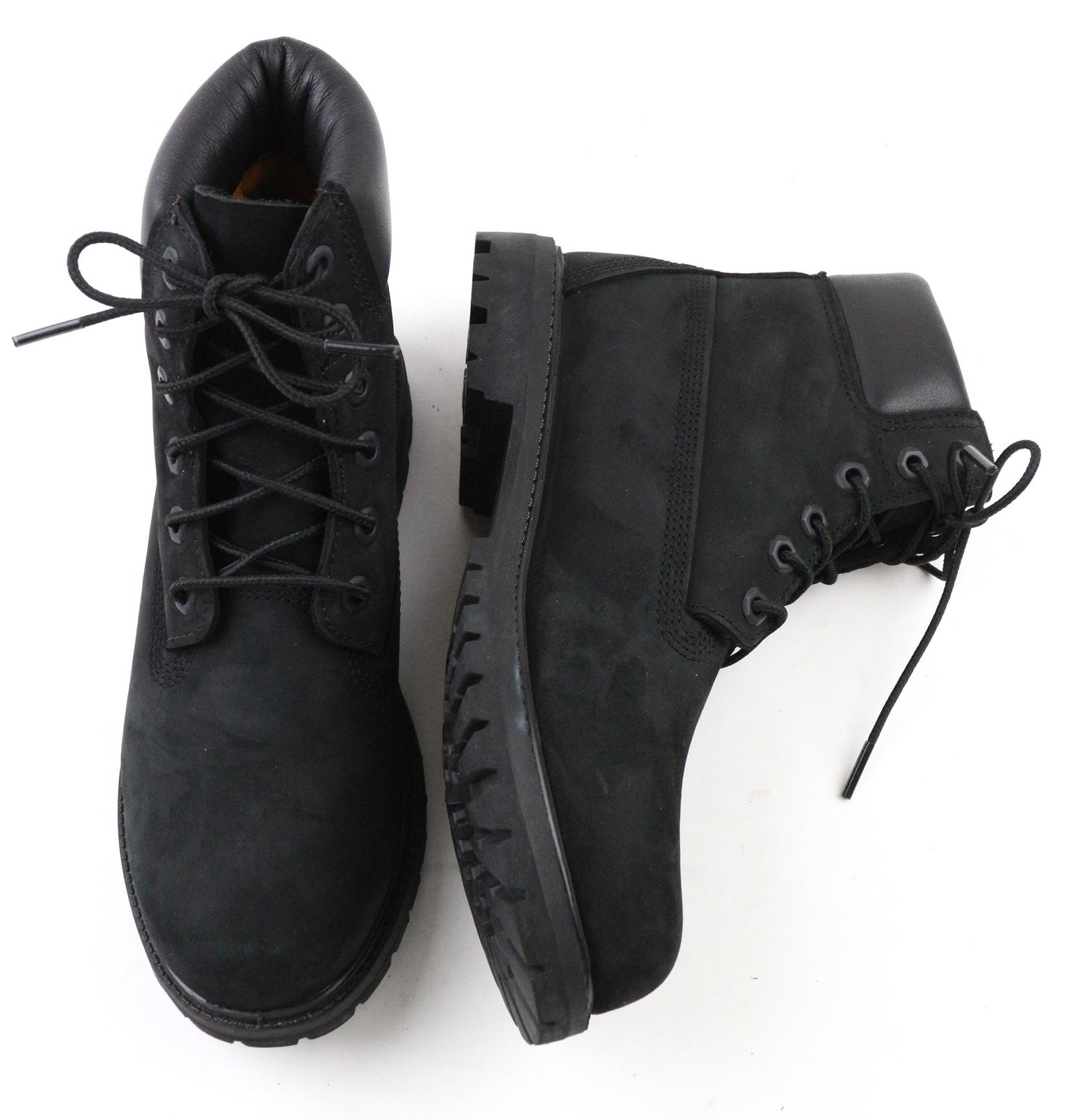 TIMBERLAND 8658R Women's Shoes ~UK6 Black Leather Logo Primaloft 400g