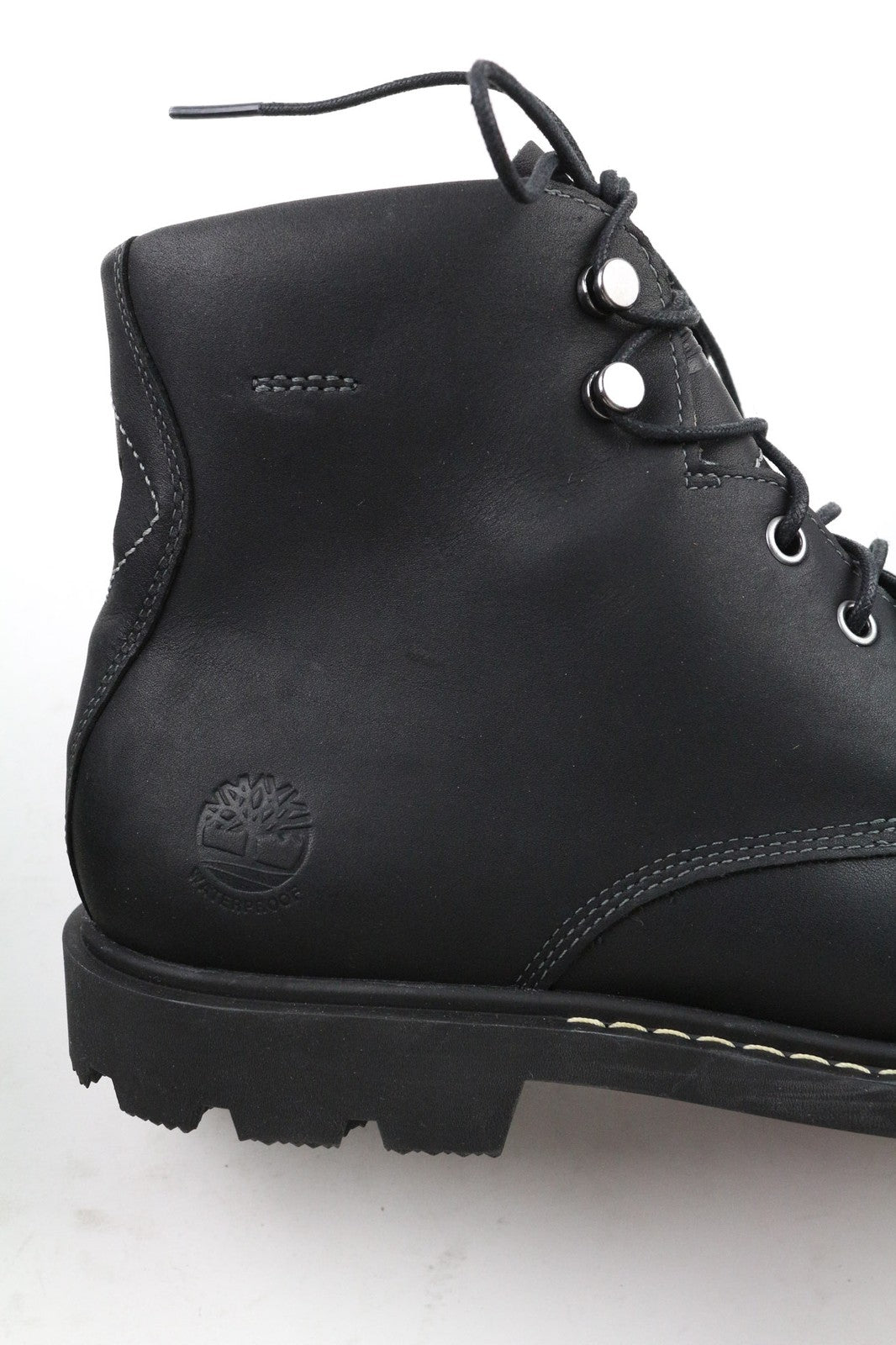 TIMBERLAND A2FHE Men's Boots UK7 Black Leather Waterproof Ankle Lace Up