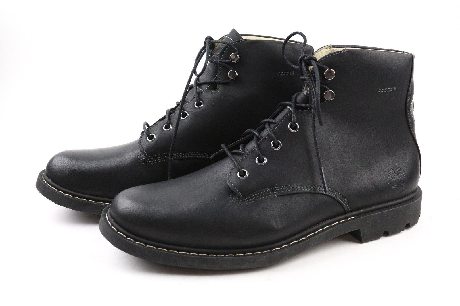 TIMBERLAND A2FHE Men's Boots UK7 Black Leather Waterproof Ankle Lace Up