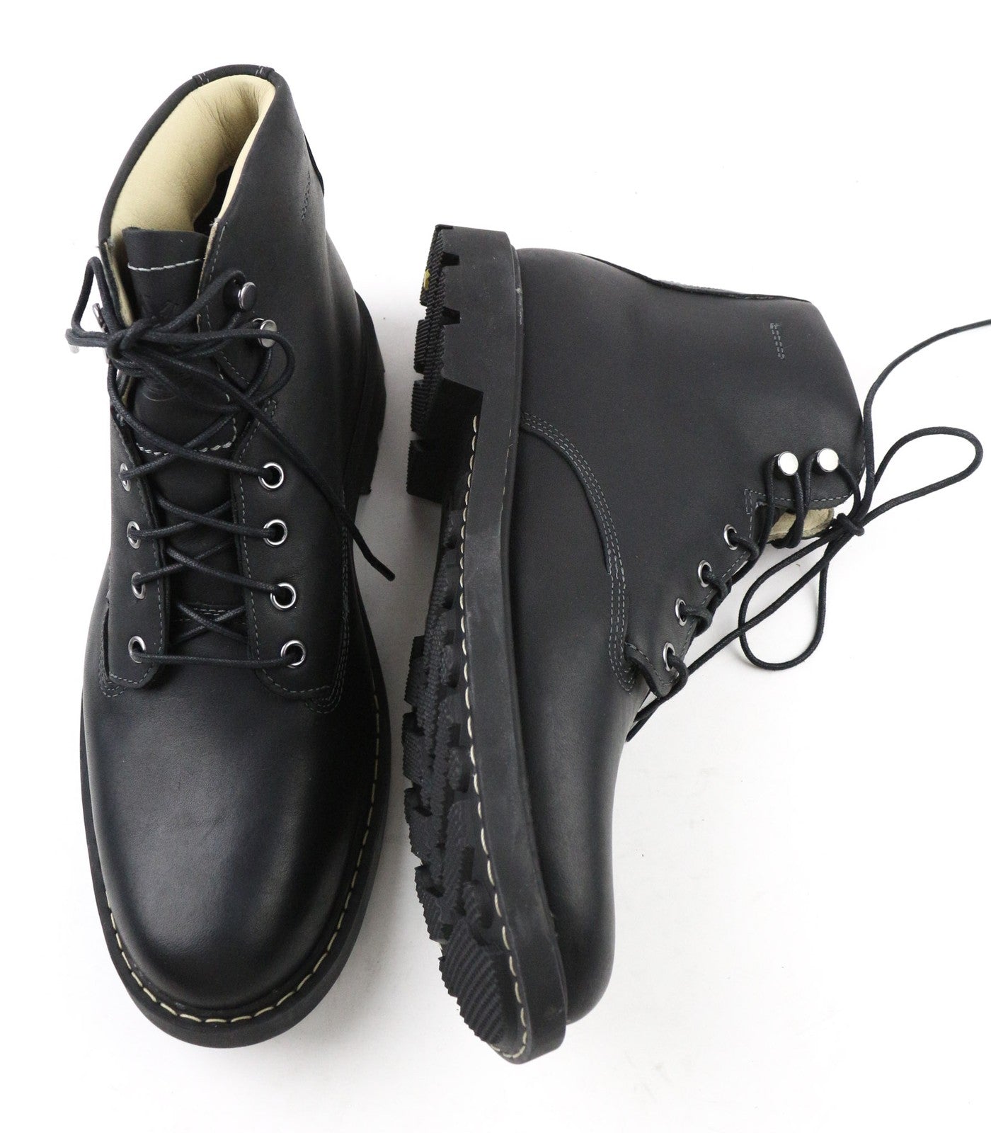 TIMBERLAND A2FHE Men's Boots UK7 Black Leather Waterproof Ankle Lace Up