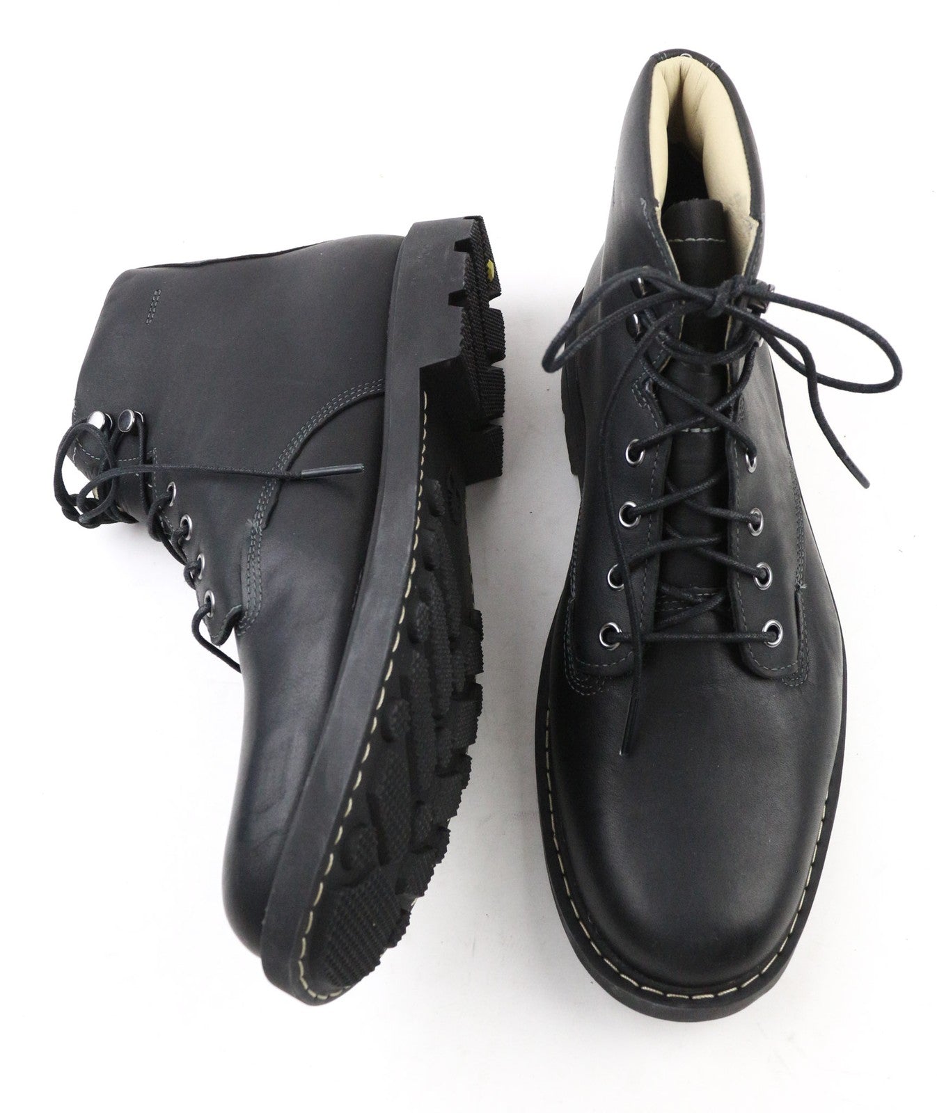 TIMBERLAND A2FHE Men's Boots UK7 Black Leather Waterproof Ankle Lace Up