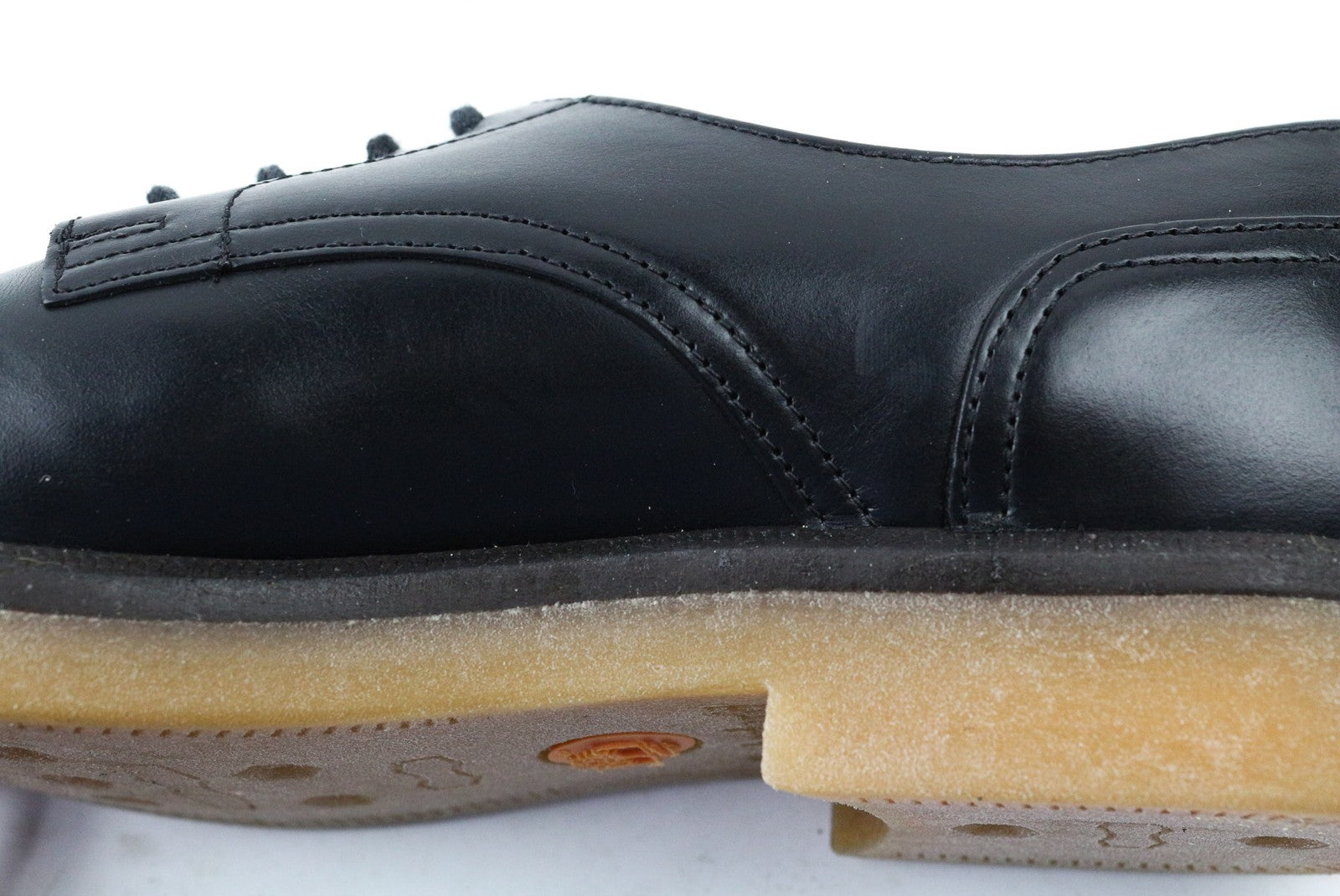 TIMBERLAND A2G1D Women's Shoes UK4 Black Shiny Leather Lace Up Round Toe