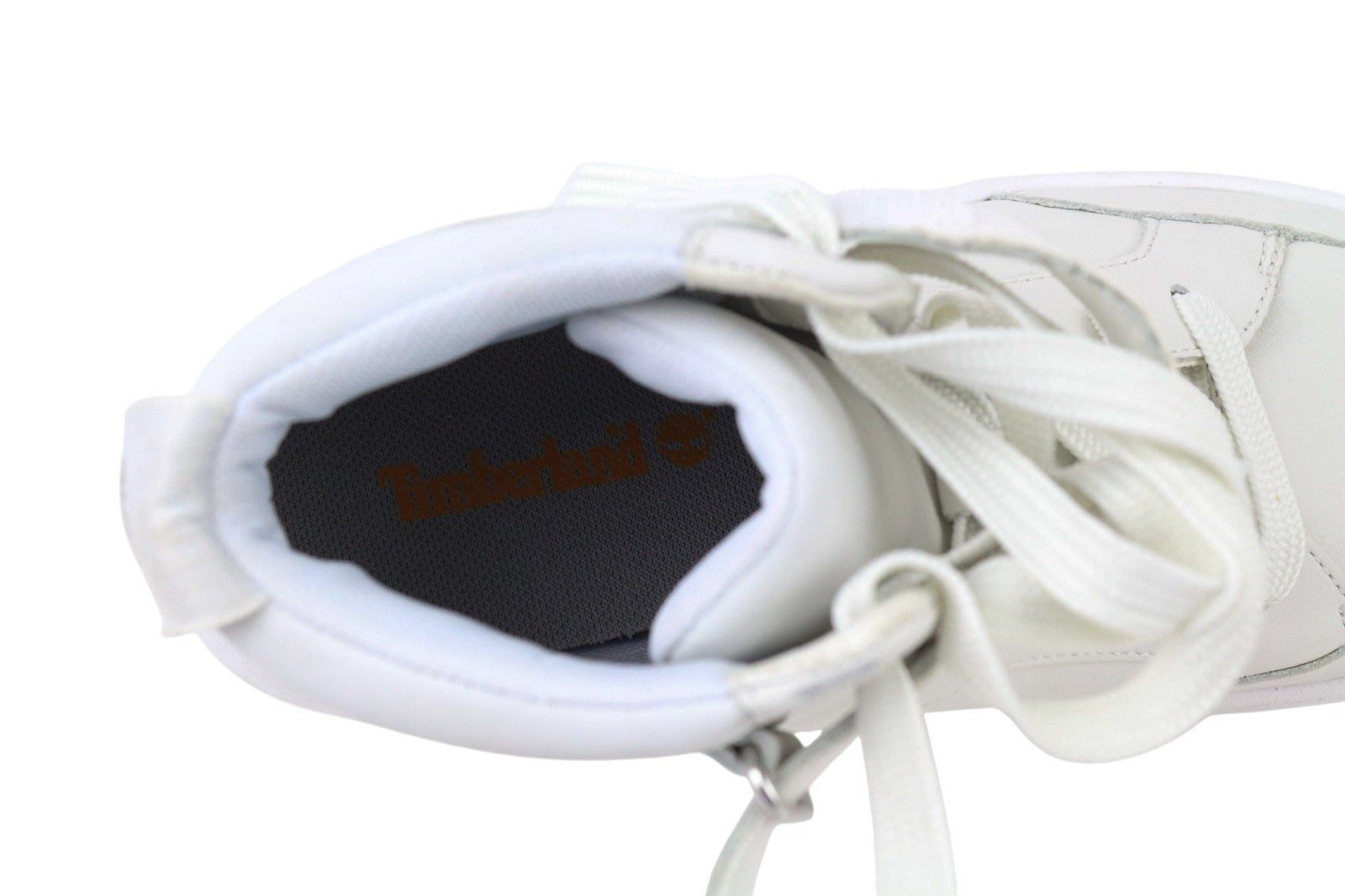 TIMBERLAND A1ZXC Women's Sneakers UK4 White Leather ReBOTL Lace Up Style