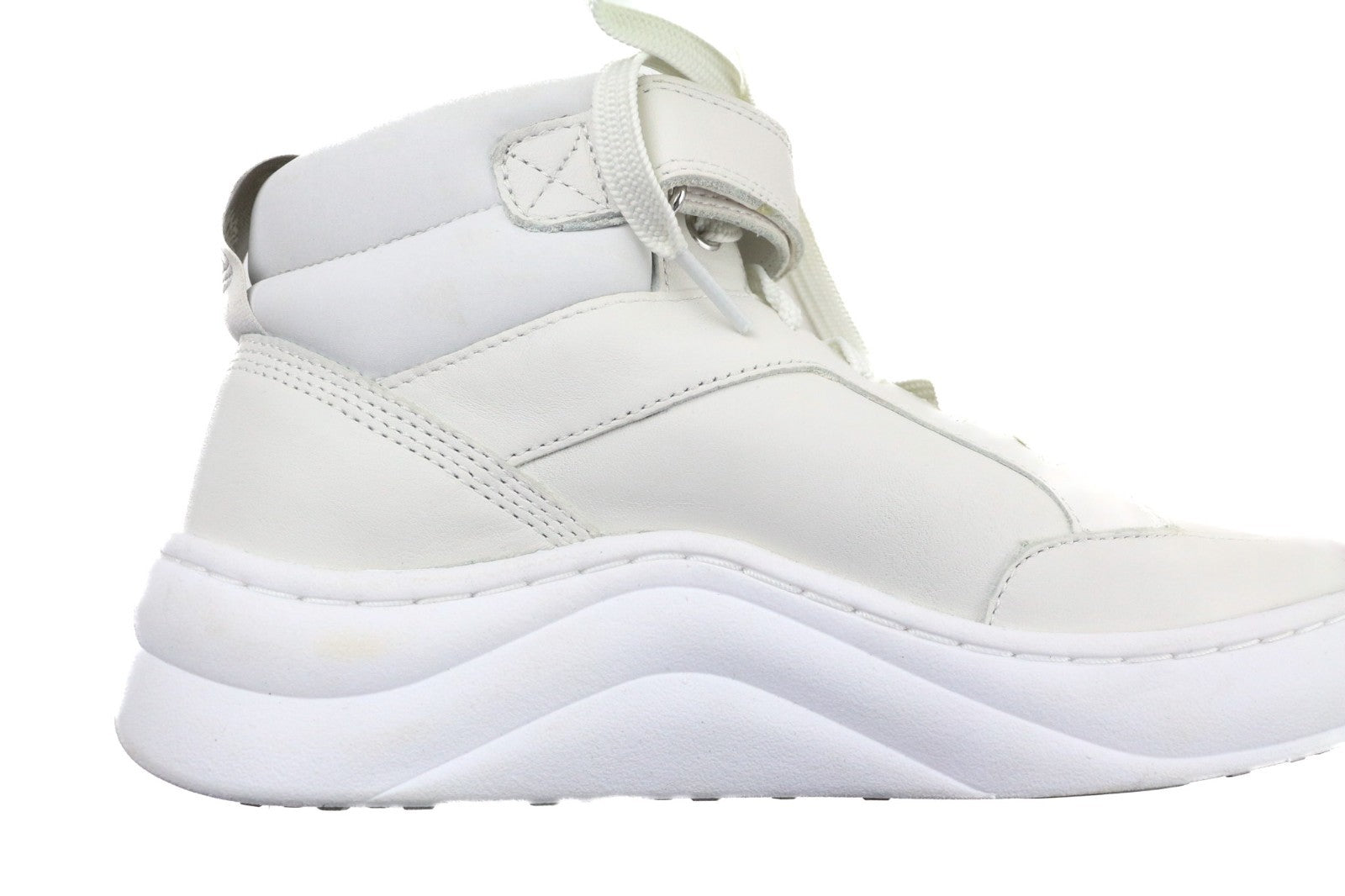 TIMBERLAND A1ZXC Women's Sneakers UK4 White Leather ReBOTL Lace Up Style