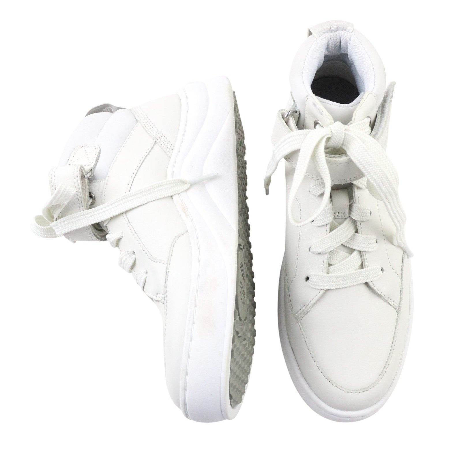 TIMBERLAND A1ZXC Women's Sneakers UK4 White Leather ReBOTL Lace Up Style