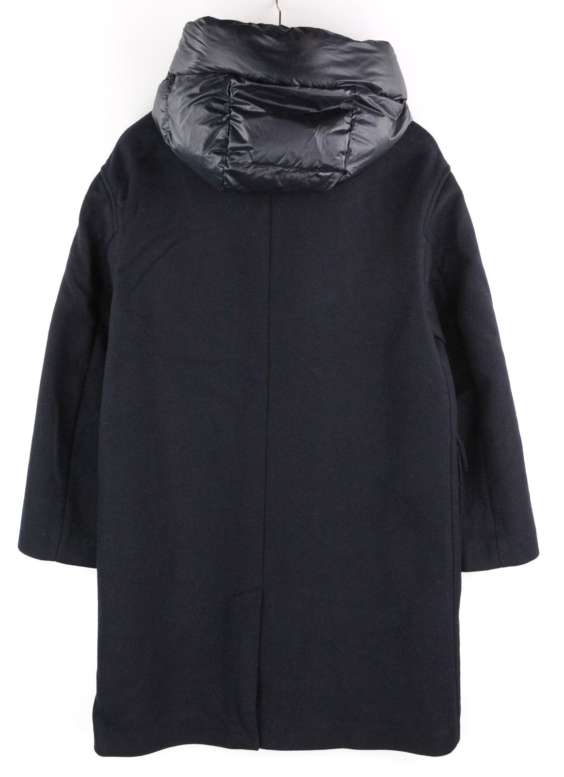 WOOLRICH Women's Double Wool 2in1 Parka Jacket S Hooded Mid-Length Down