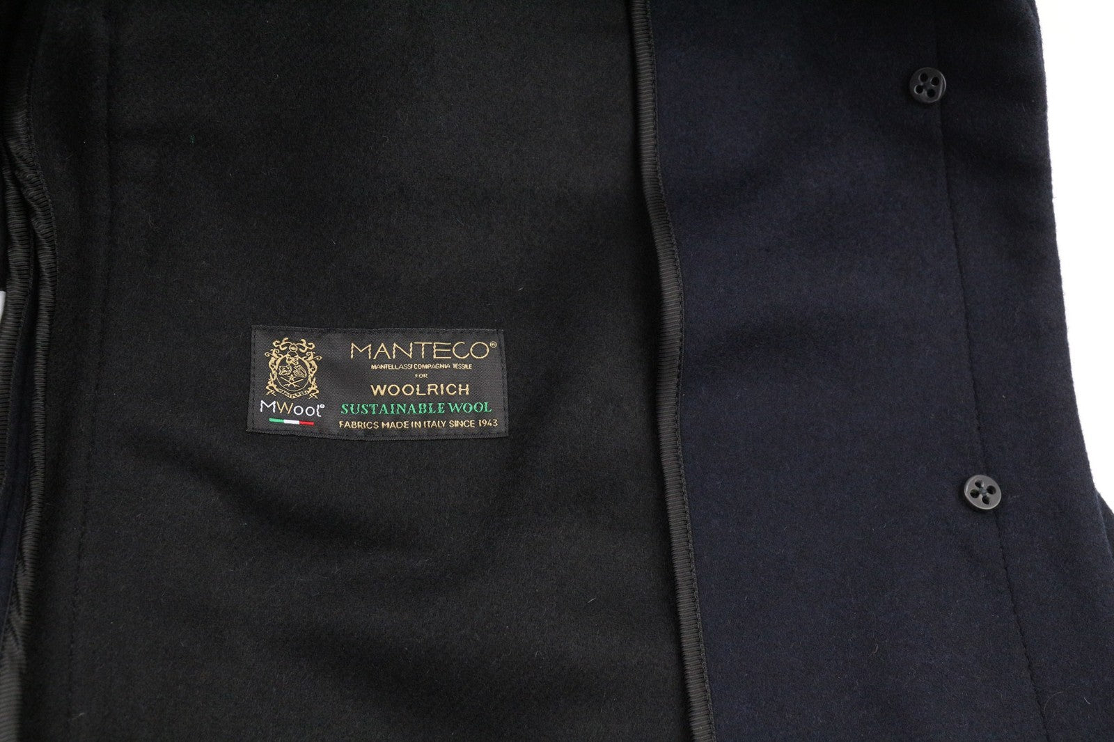 WOOLRICH Women's Double Wool 2in1 Parka Jacket S Hooded Mid-Length Down