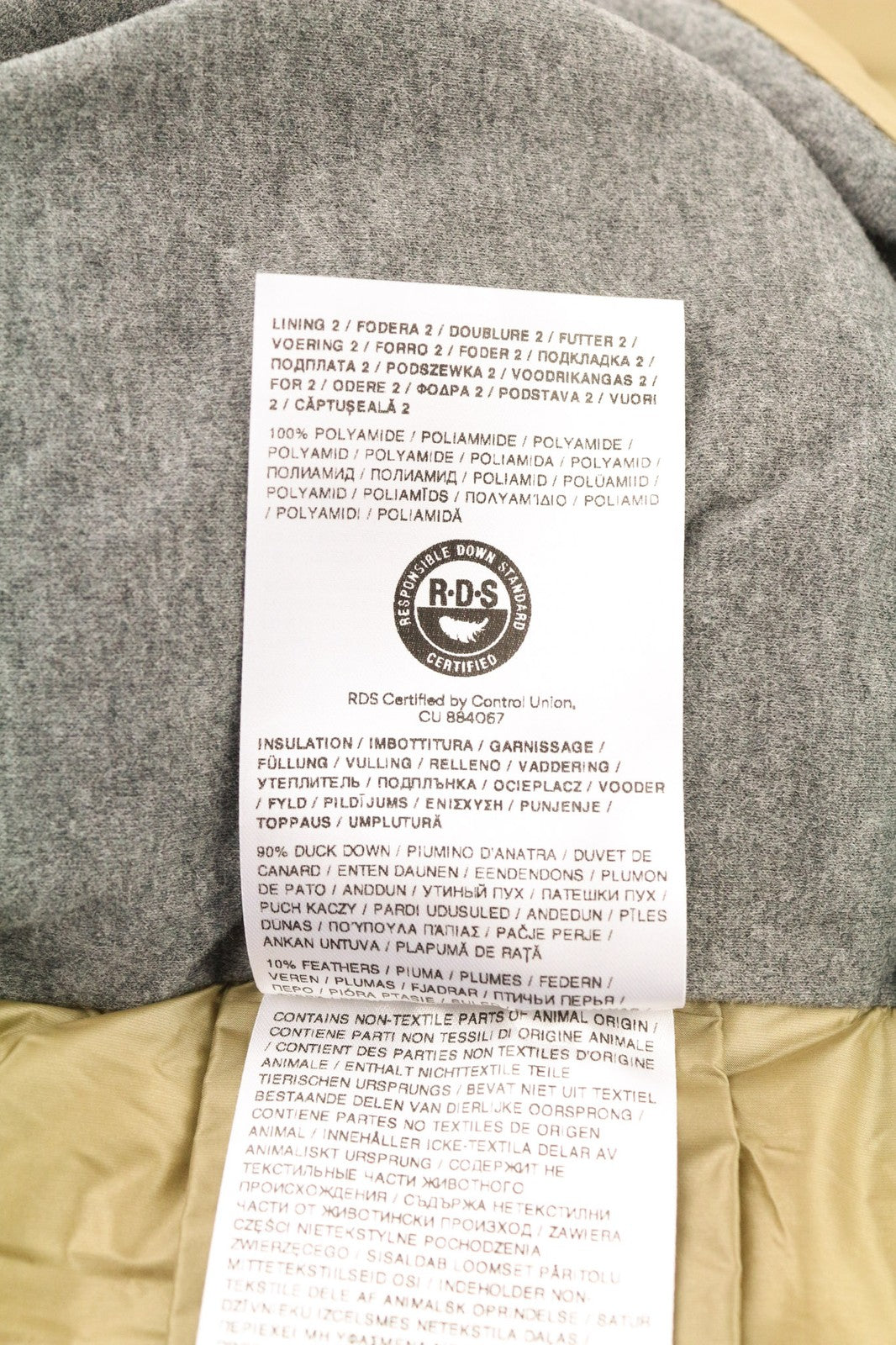 WOOLRICH Sundance Down Men's Jacket L Brown Quilted Padded Zip High Neck