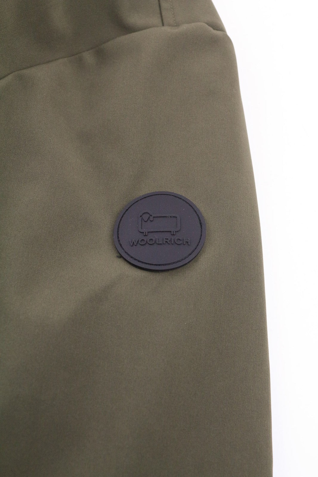 WOOLRICH Soft Shell Field Men's Jacket L Padded Down Lined High Hidden Hood