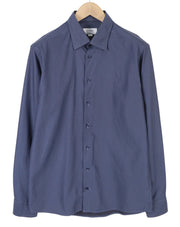 ETON Signature Twill Men Formal Shirt XL Blue Patterned Slim Button-Up Spread