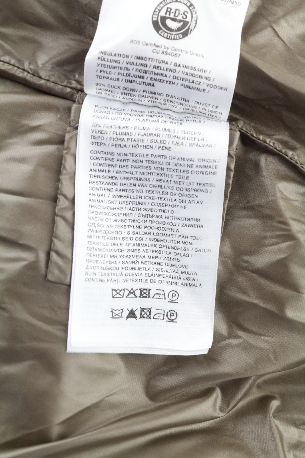 WOOLRICH Knitted Puffer Women's Jacket S Wool Blend Camel Padded Lined