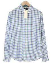 SCOTCH & SODA Men Shirt ~M Casual Plaid Pattern Pattern Button-Up Spread Neck