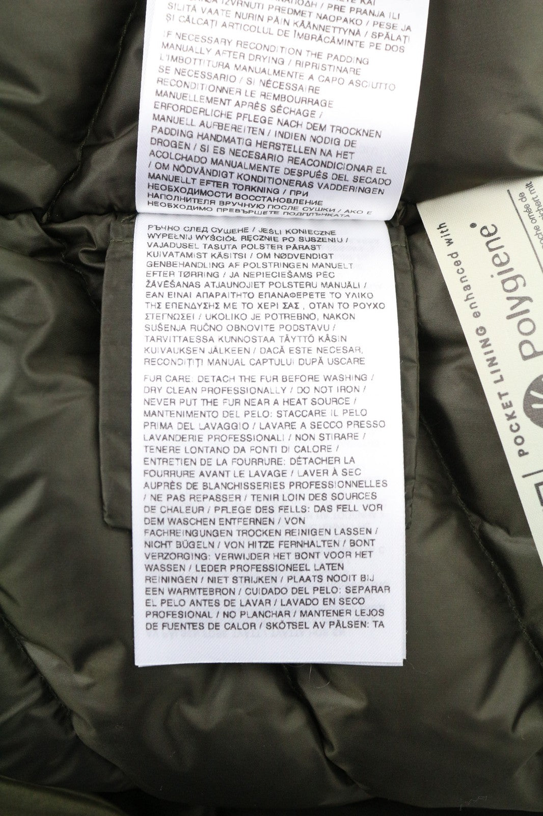 WOOLRICH Bow Bridge Parka Women's Jacket S Down Hooded Mid Coat Lined Zip