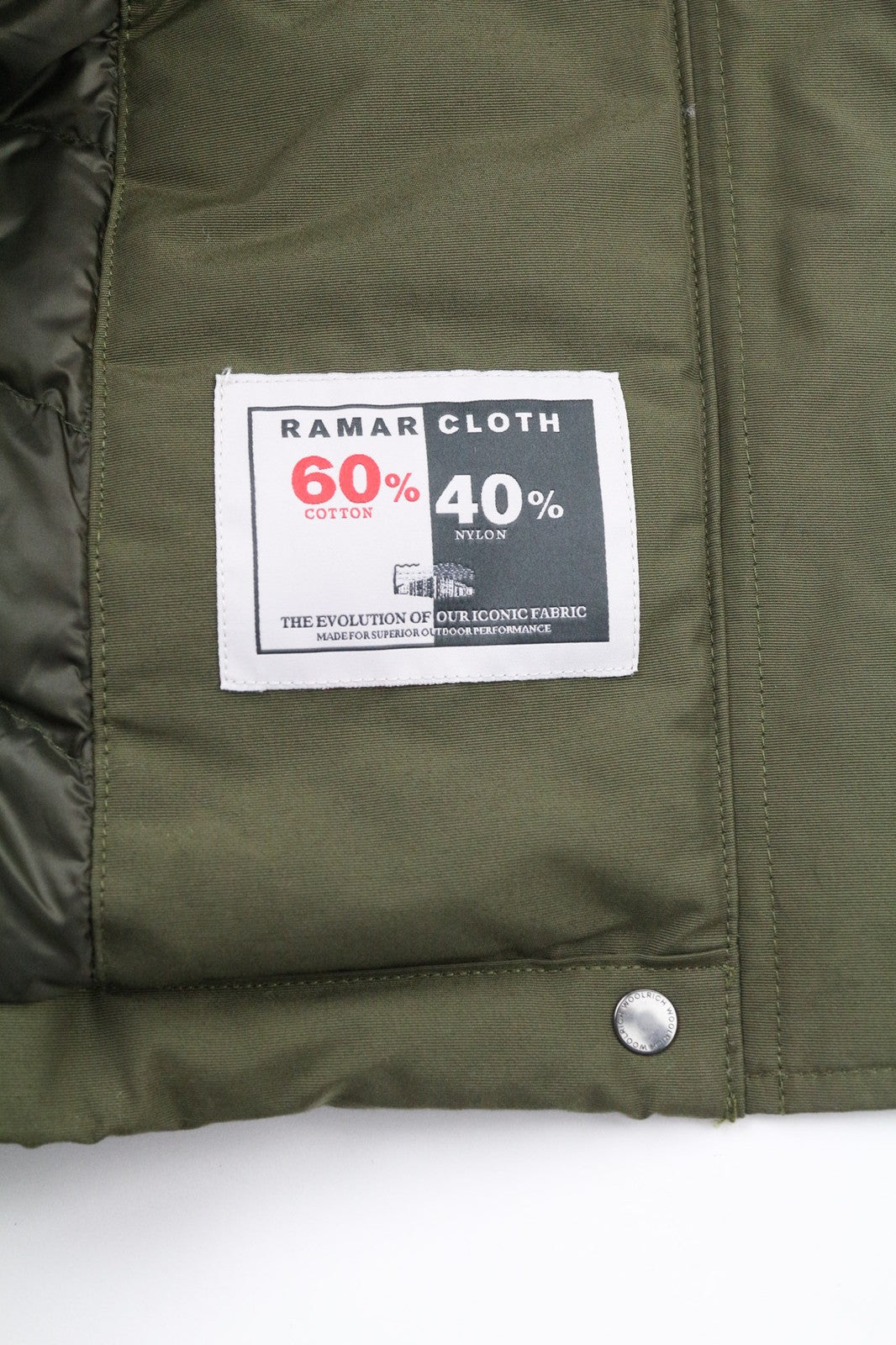 WOOLRICH Bow Bridge Parka Women's Jacket S Down Hooded Mid Coat Lined Zip